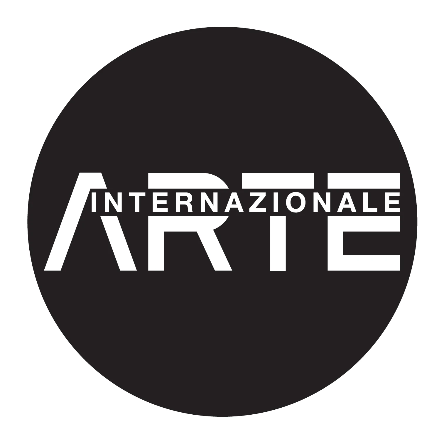 Logo Arte Internazionale (organizzazione mostre), 2013 – progettato da Mancinelli Design