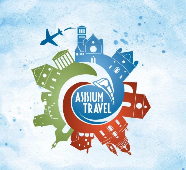 Logo Asisium Travel (agenzia di viaggio), 2013 – progettato da Mancinelli Design