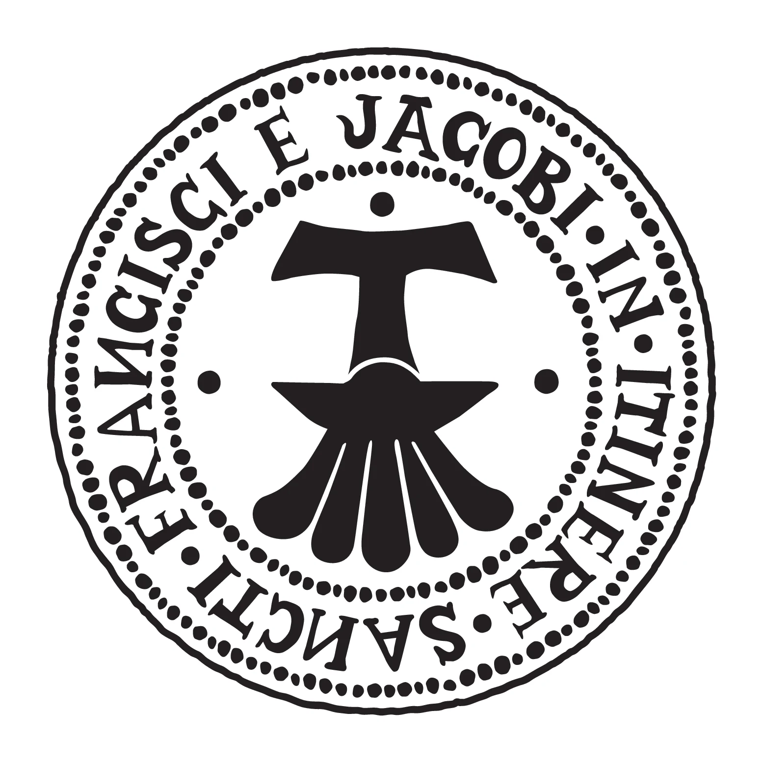 Logo Assisi Santiago (gemellaggio), 2009 – progettato da Mancinelli Design