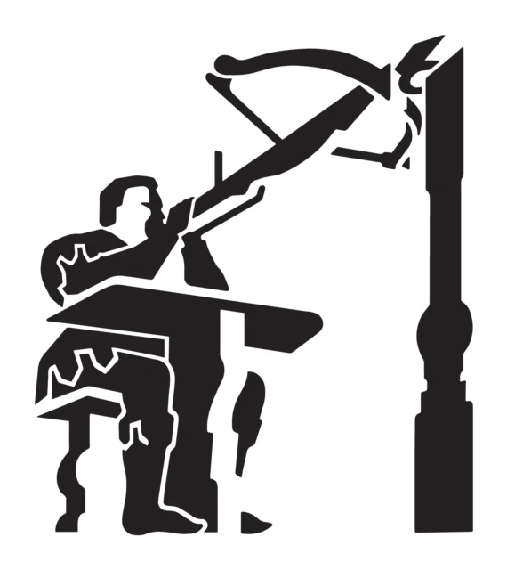Logo Balestrieri di Assisi (gruppo storico), 1982 – progettato da Mancinelli Design