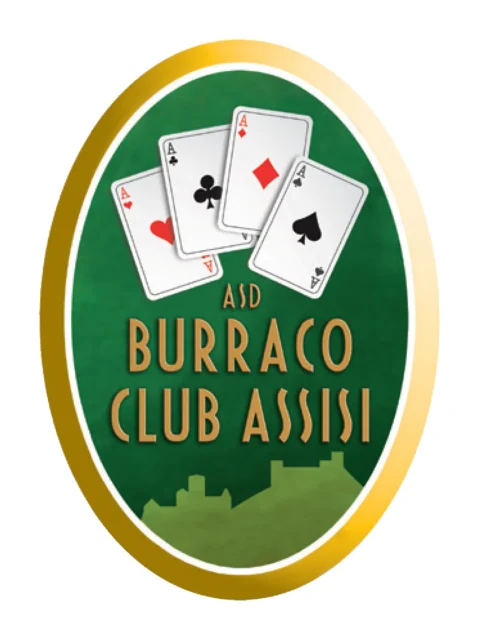 Logo Burraco Club Assisi (associazione), 2015 – progettato da Mancinelli Design