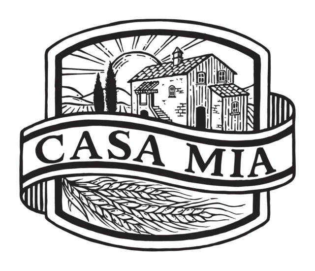 Logo Casa Mia (prodotti tipici), 2004 – progettato da Mancinelli Design