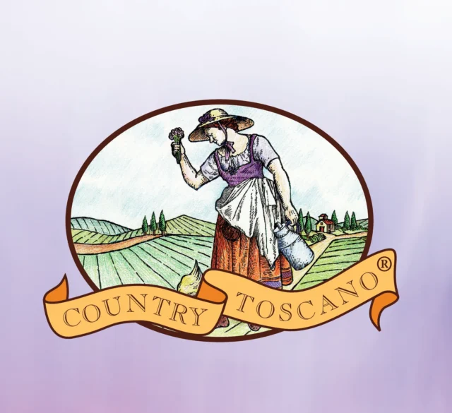 Logo Country Toscano (prodotti tipici), 1994 – progettato da Mancinelli Design