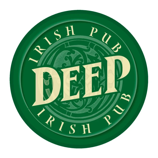 Logo Deep (irish pub), 2000 – progettato da Mancinelli Design