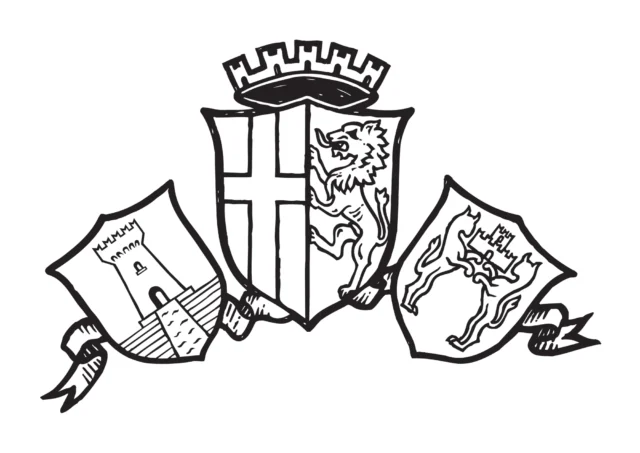 Logo Ente Calendimaggio Assisi (festa medievale), 1991 – progettato da Mancinelli Design