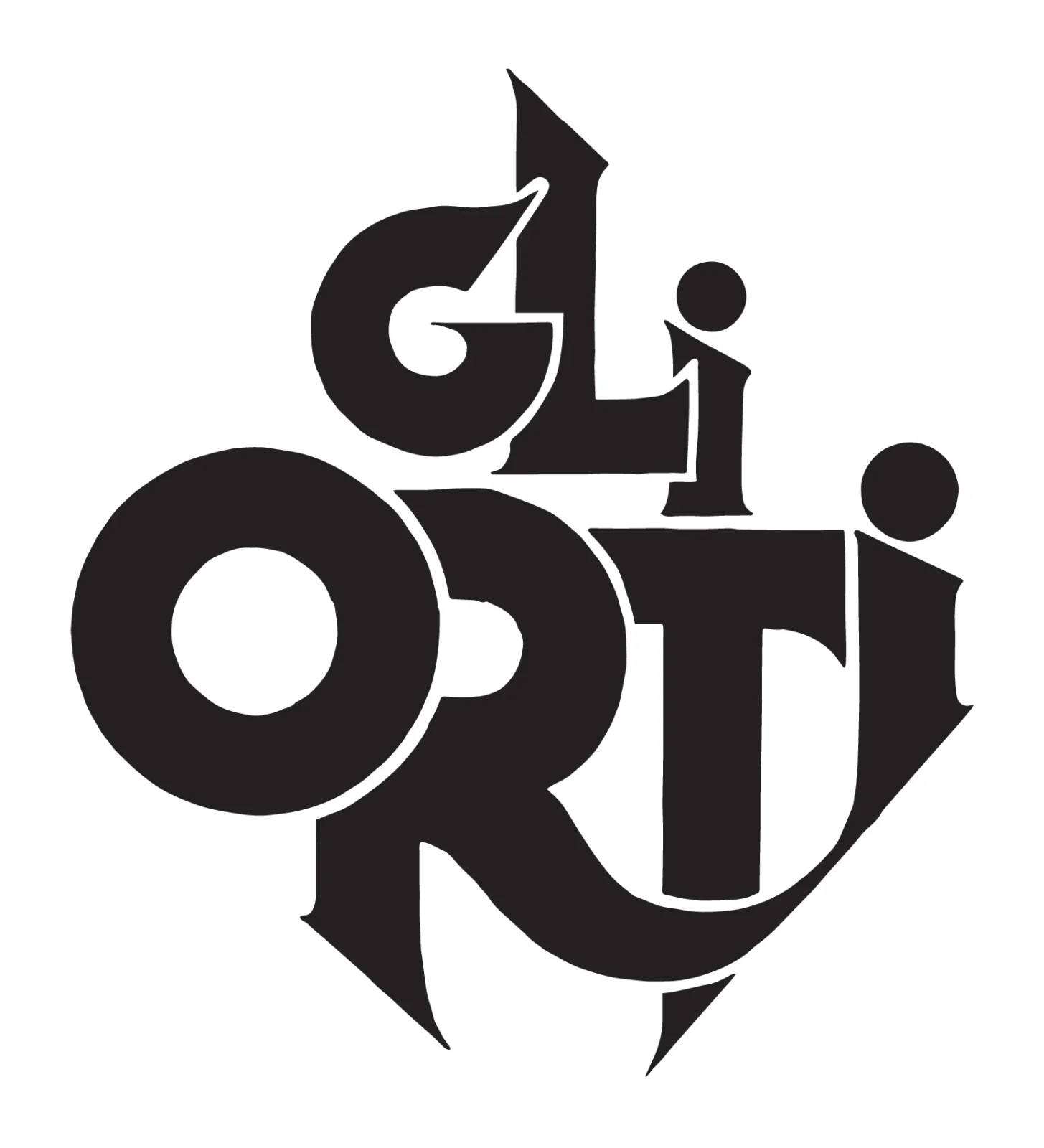 Logo Gli Orti (ristorante), 1985 – progettato da Mancinelli Design
