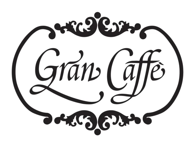 Logo Gran Caffè (bar pasticceria), 2001 – progettato da Mancinelli Design