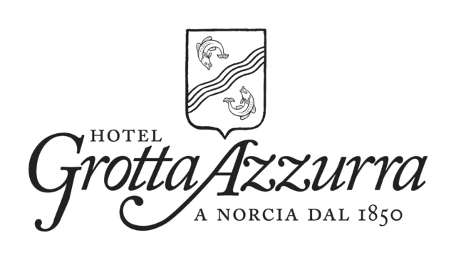 Logo Grotta Azzurra (hotel ristorante), 2003 – progettato da Mancinelli Design