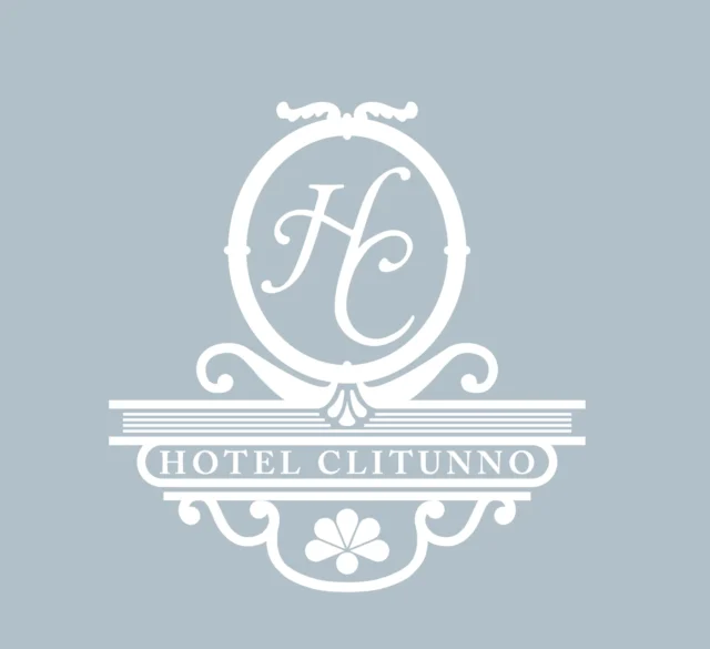 Logo Hotel Clitunno (ospitalità), 2002 – progettato da Mancinelli Design