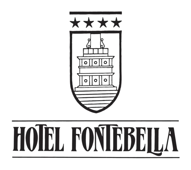 Logo Hotel Fontebella (ospitalità), 1986 – progettato da Mancinelli Design