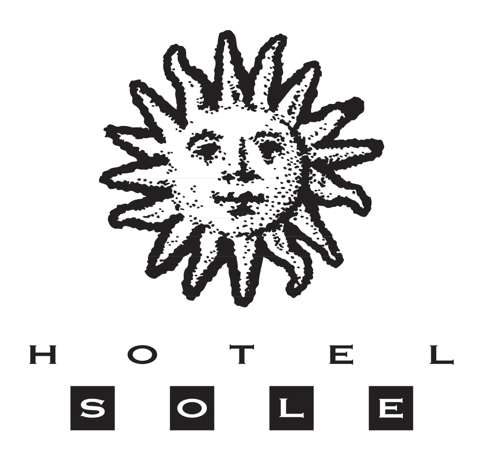 Logo Hotel Sole (ospitalità), 1988 – progettato da Mancinelli Design