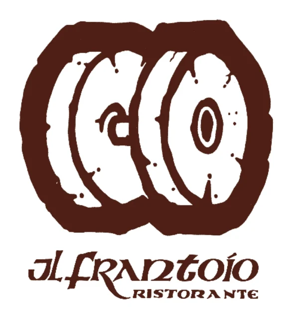 Logo Il Frantoio (ristorante), 1987 – progettato da Mancinelli Design