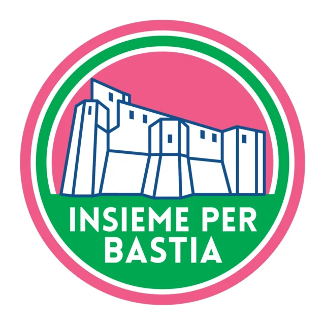 Logo Insieme per Bastia (civic list), 2019 – designed by Mancinelli Design