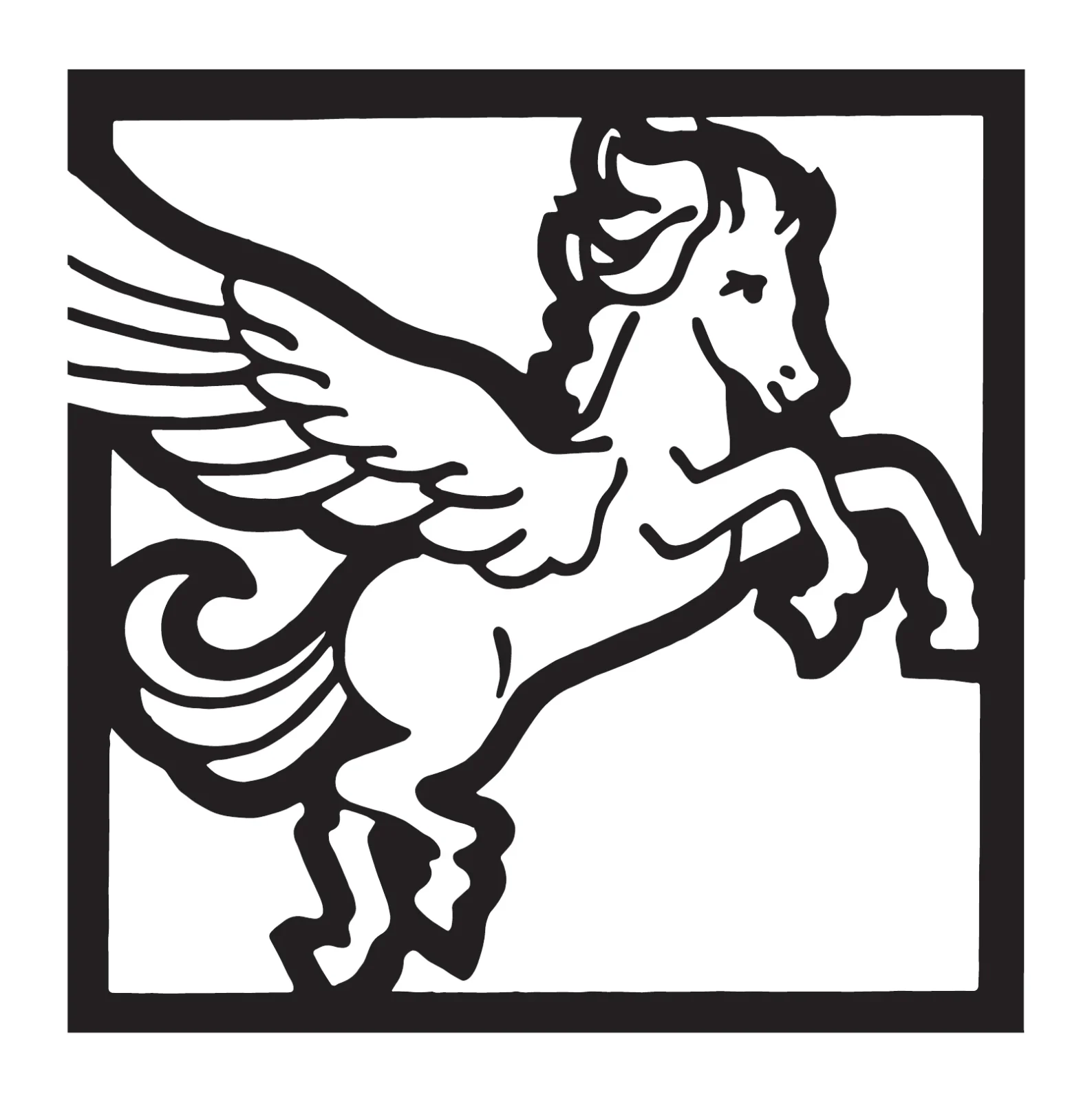 Logo Pegaso Sport (abbigliamento sportivo), 1984 – progettato da Mancinelli Design