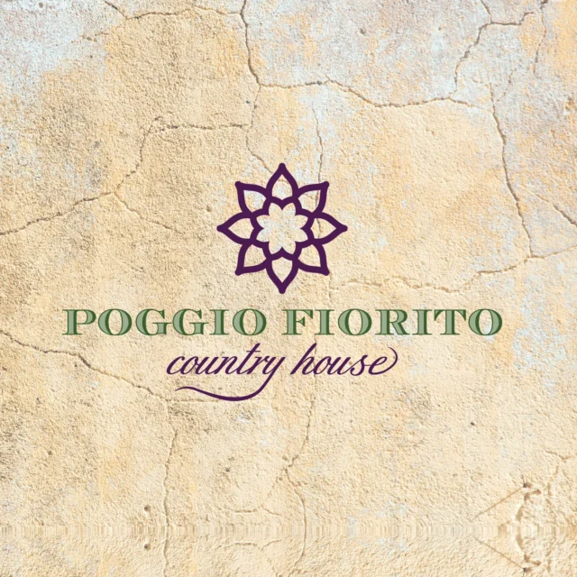 Logo Poggio Fiorito (country house), 2006 – progettato da Mancinelli Design