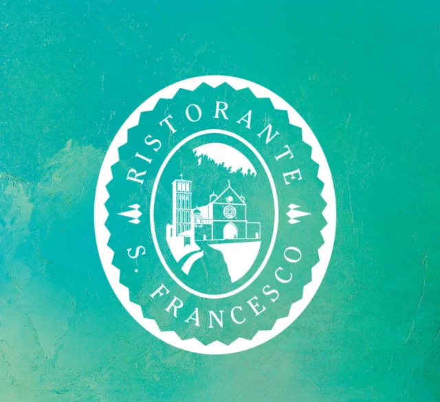 Logo Ristorante San Francesco (ristorante), 1989 – progettato da Mancinelli Design
