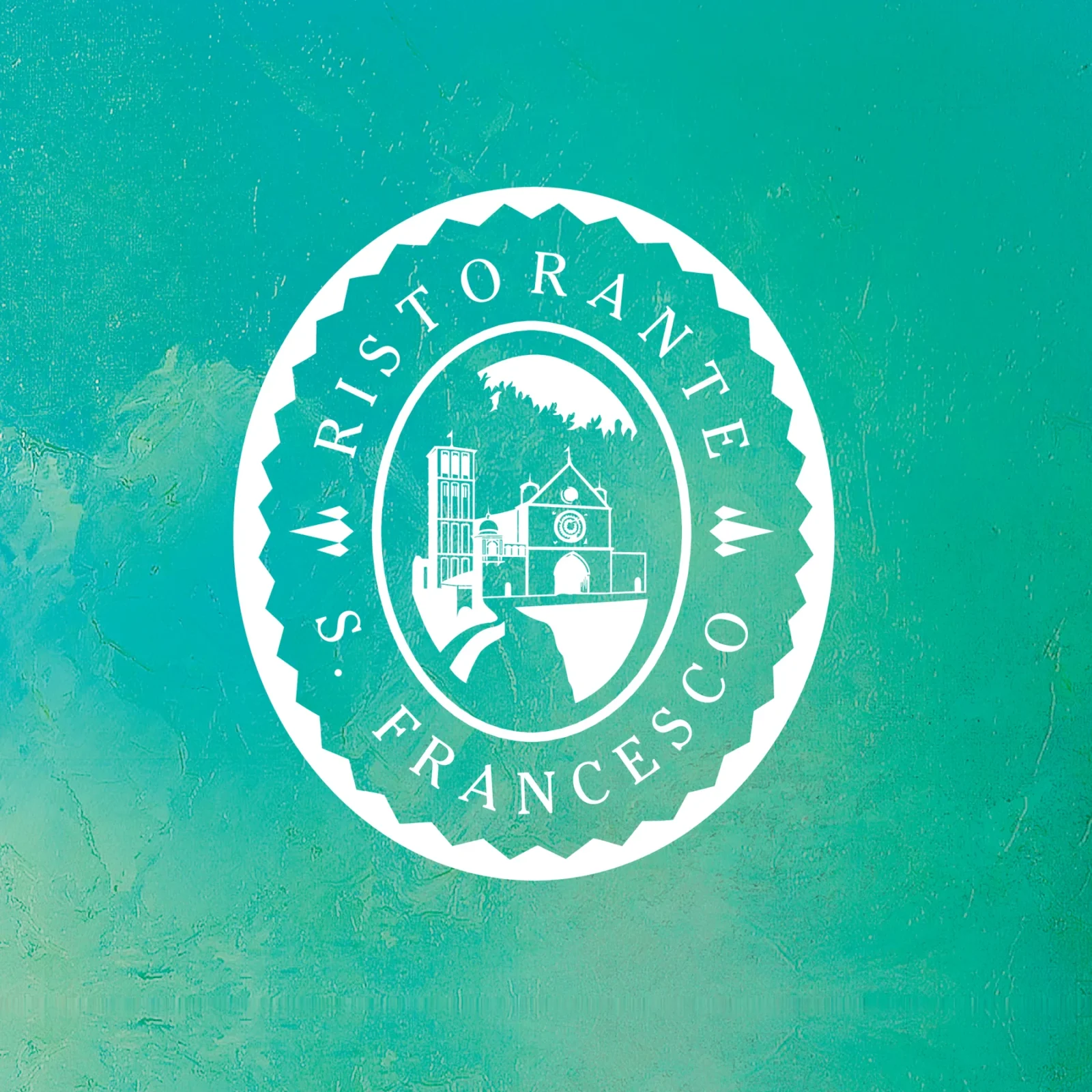 Logo Ristorante San Francesco (ristorante), 1989 – progettato da Mancinelli Design