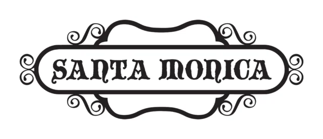 Logo Santa Monica (pasticceria gelateria), 2011 – progettato da Mancinelli Design
