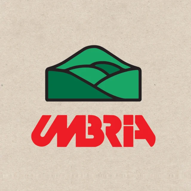 Logo Umbria (prodotti caseari), 1982 – progettato da Mancinelli Design