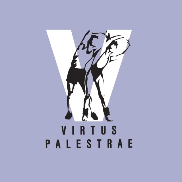 Logo Virtus Palestrae (palestra), 1986 – progettato da Mancinelli Design