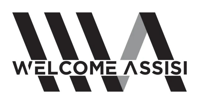 Logo Welcome Assisi (consorzio hotels), 2017 – progettato da Mancinelli Design